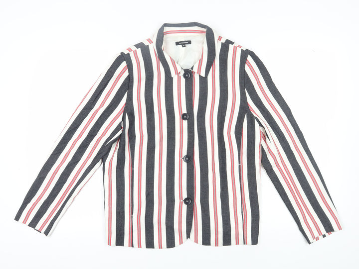 More & More Women's Striped Suit Jacket, Size 18, Multicoloured
