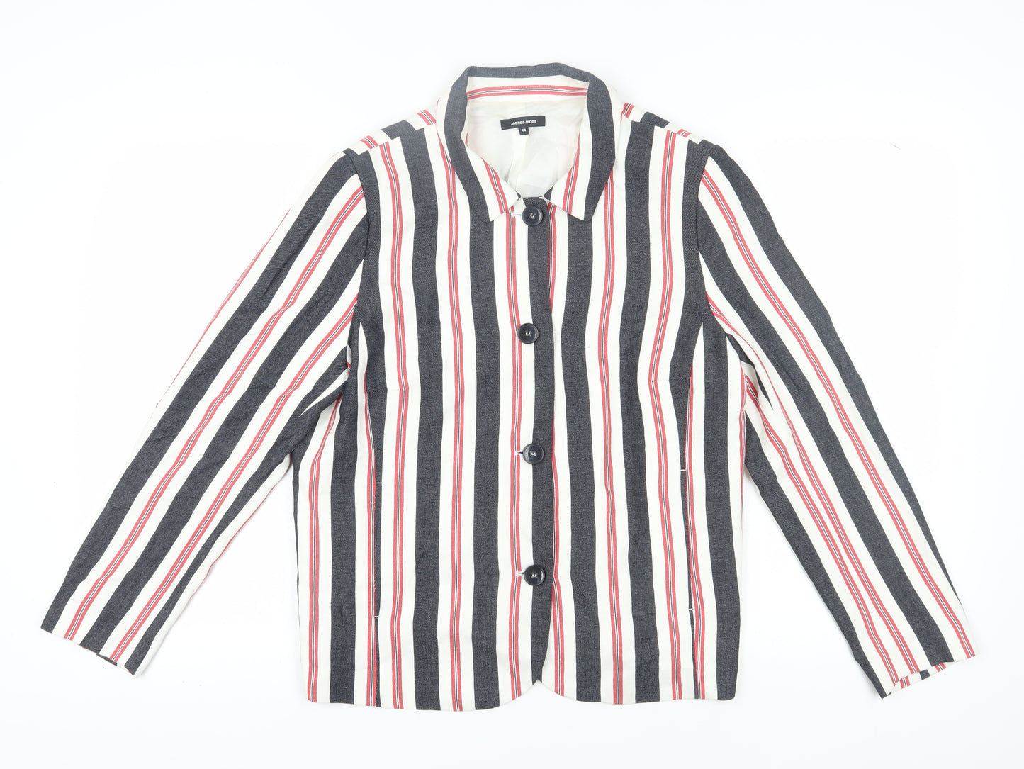 More & More Women's Striped Suit Jacket, Size 18, Multicoloured