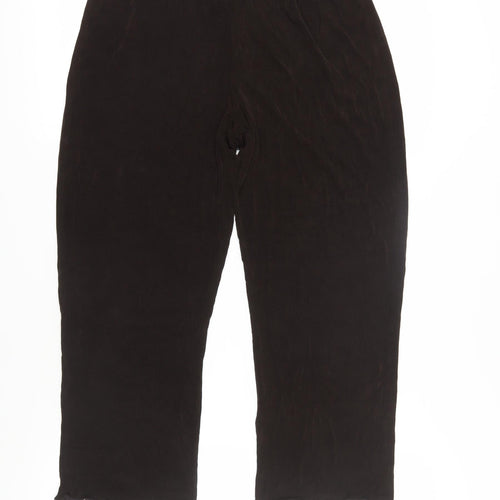 Chico's Brown Relaxed Fit Women's Trousers XS