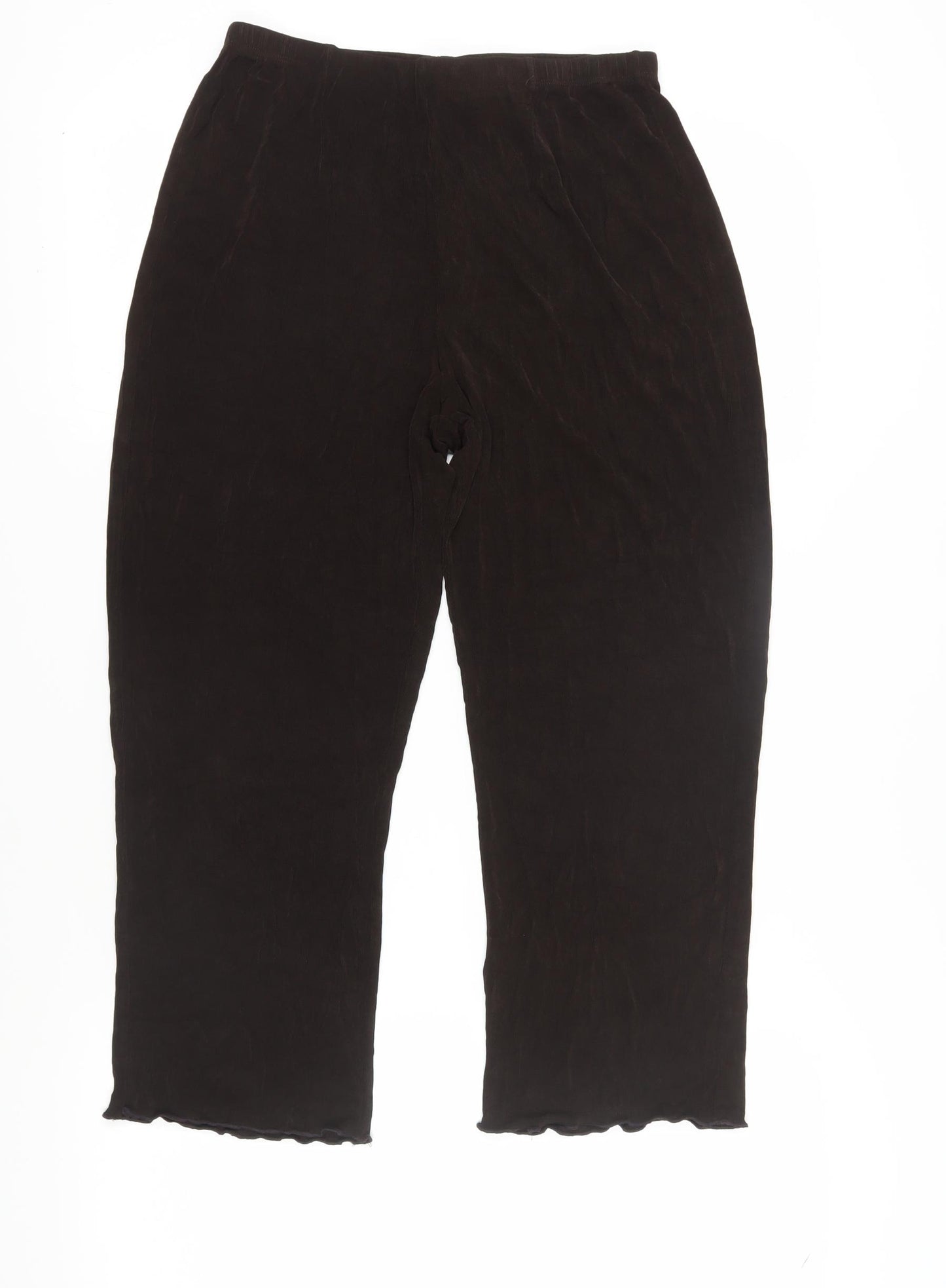 Chico's Brown Relaxed Fit Women's Trousers XS