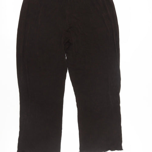 Chico's Brown Relaxed Fit Women's Trousers XS