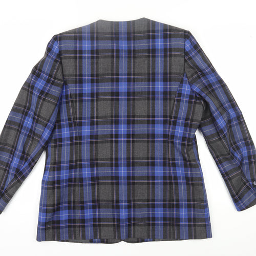 Alexon Women’s Blue Plaid Blazer Size 14