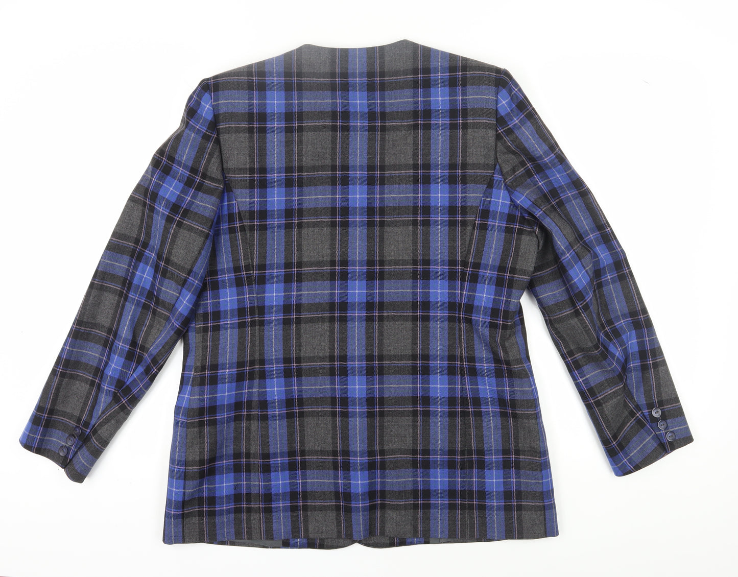 Alexon Women’s Blue Plaid Blazer Size 14