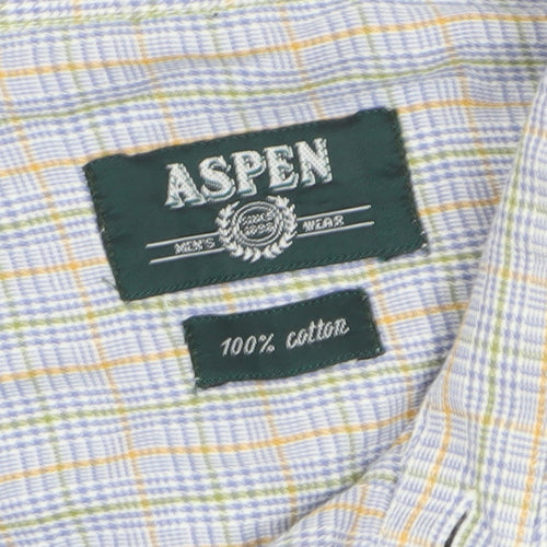 Aspen Men's Multicoloured XL Plaid Shirt