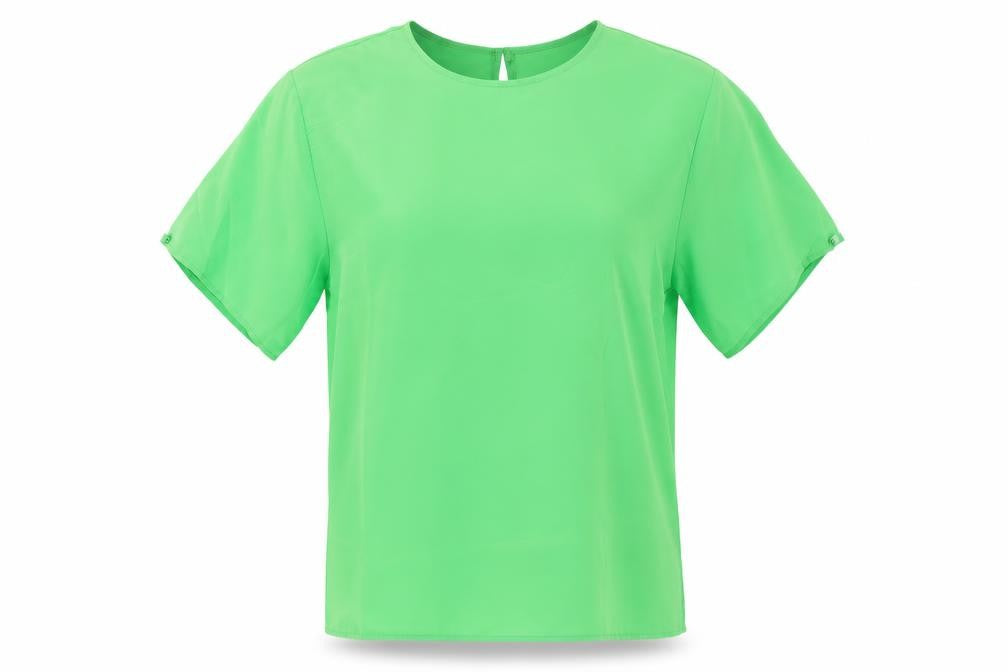 Front view of Jack Mulqueen Women's Green Blouse -, size M