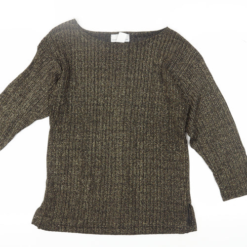 Claudine Bueche Women's Black Pullover Jumper M