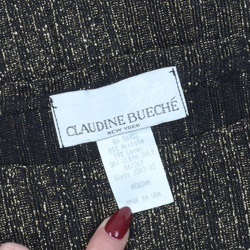 Claudine Bueche Women's Black Pullover Jumper M