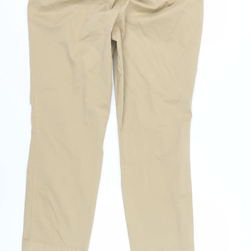 J.Crew Women's Beige Chino Trousers Size 12