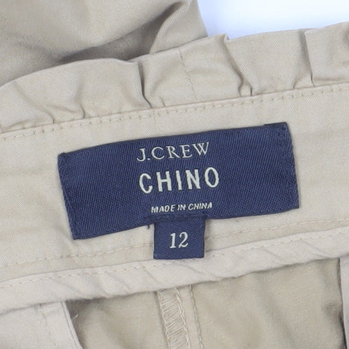 J.Crew Women's Beige Chino Trousers Size 12