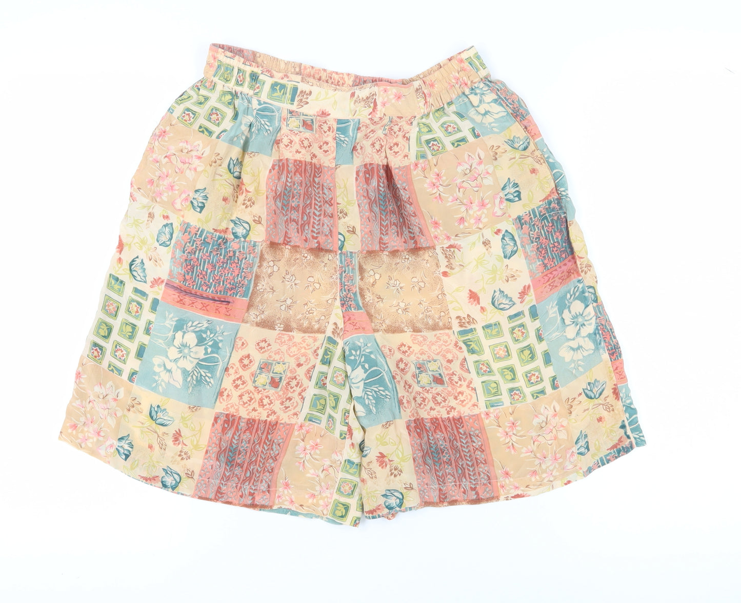 Stunt Women's M Silk Patchwork Shorts Multicoloured