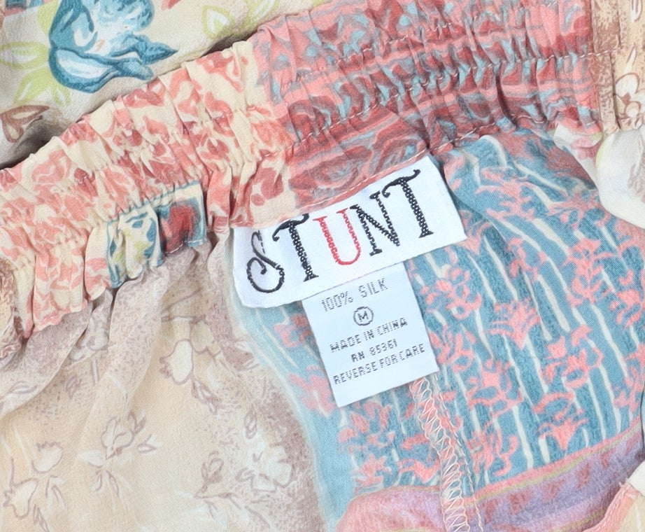 Stunt Women's M Silk Patchwork Shorts Multicoloured