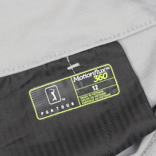 PGA Tour Grey Bermuda Shorts 12 Unisex Golf