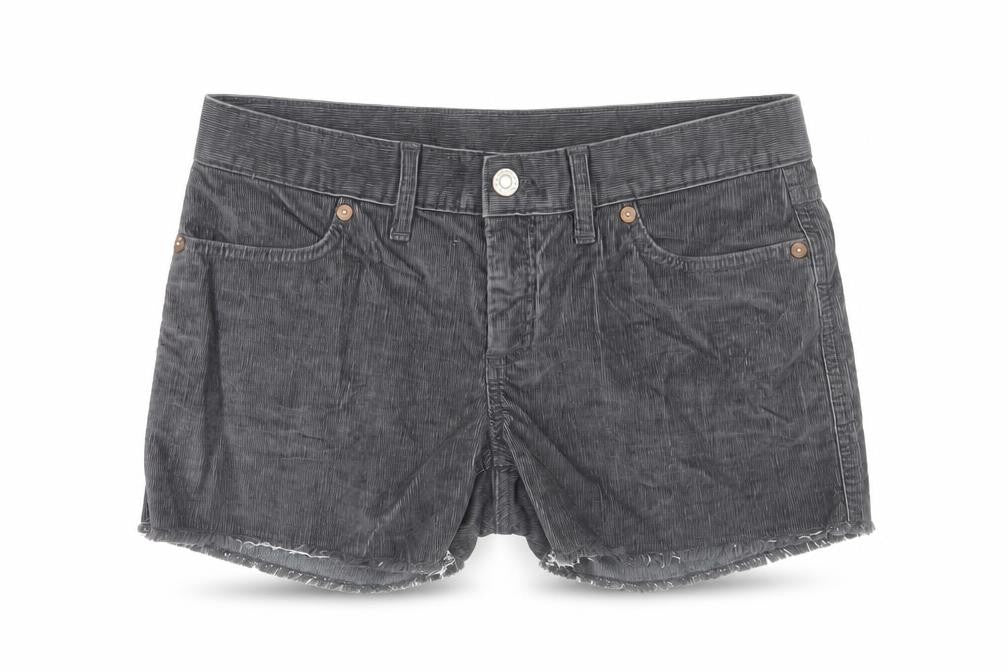 Gap Women's Grey Cut-Off Shorts Size 8