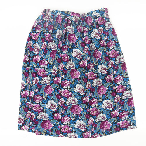 Tan Jay Women's Multicoloured Midi Peasant Skirt - Size 10
