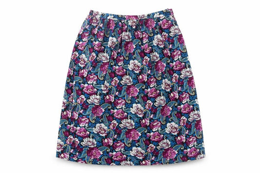 Front view of Tan Jay Women's Multicoloured Midi Peasant Skirt -, size 10