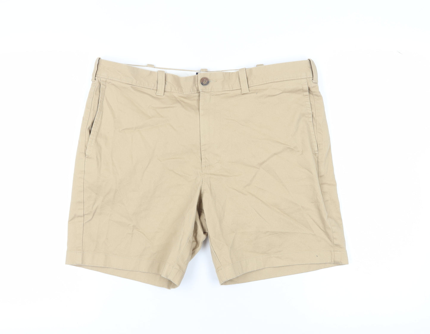J.Crew Men's Beige Chino Shorts Size 34 Regular Fit