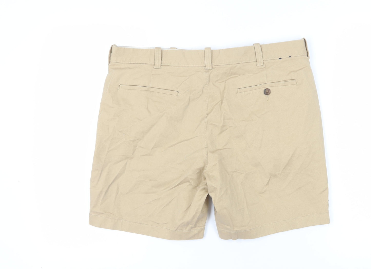J.Crew Men's Beige Chino Shorts Size 34 Regular Fit