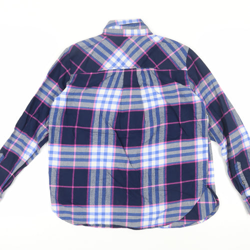 LOFT Women's Plaid Button-Up Shirt, XS, Multicoloured