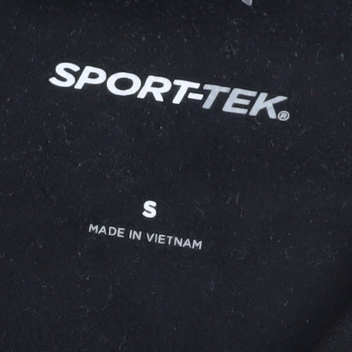 Sport-Tek Unisex Black Hoodie S Polyester Logo