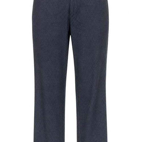 Club Monaco Blue Geometric Slim Fit Trousers 28/32