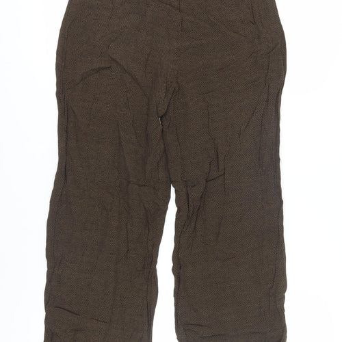 Chico's Design Women's Brown Straight Leg Trousers
