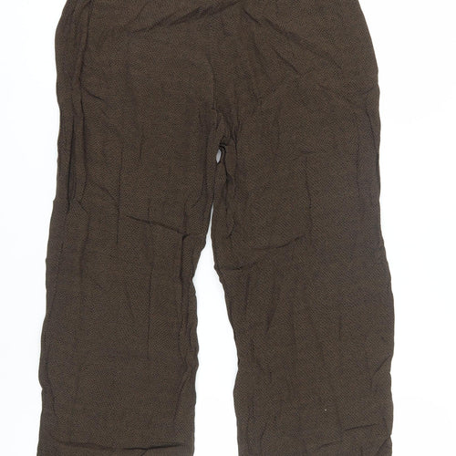 Chico's Design Women's Brown Straight Leg Trousers