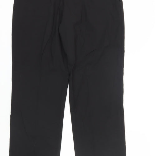 Haggar Men's Black Classic Fit Dress Pants 36