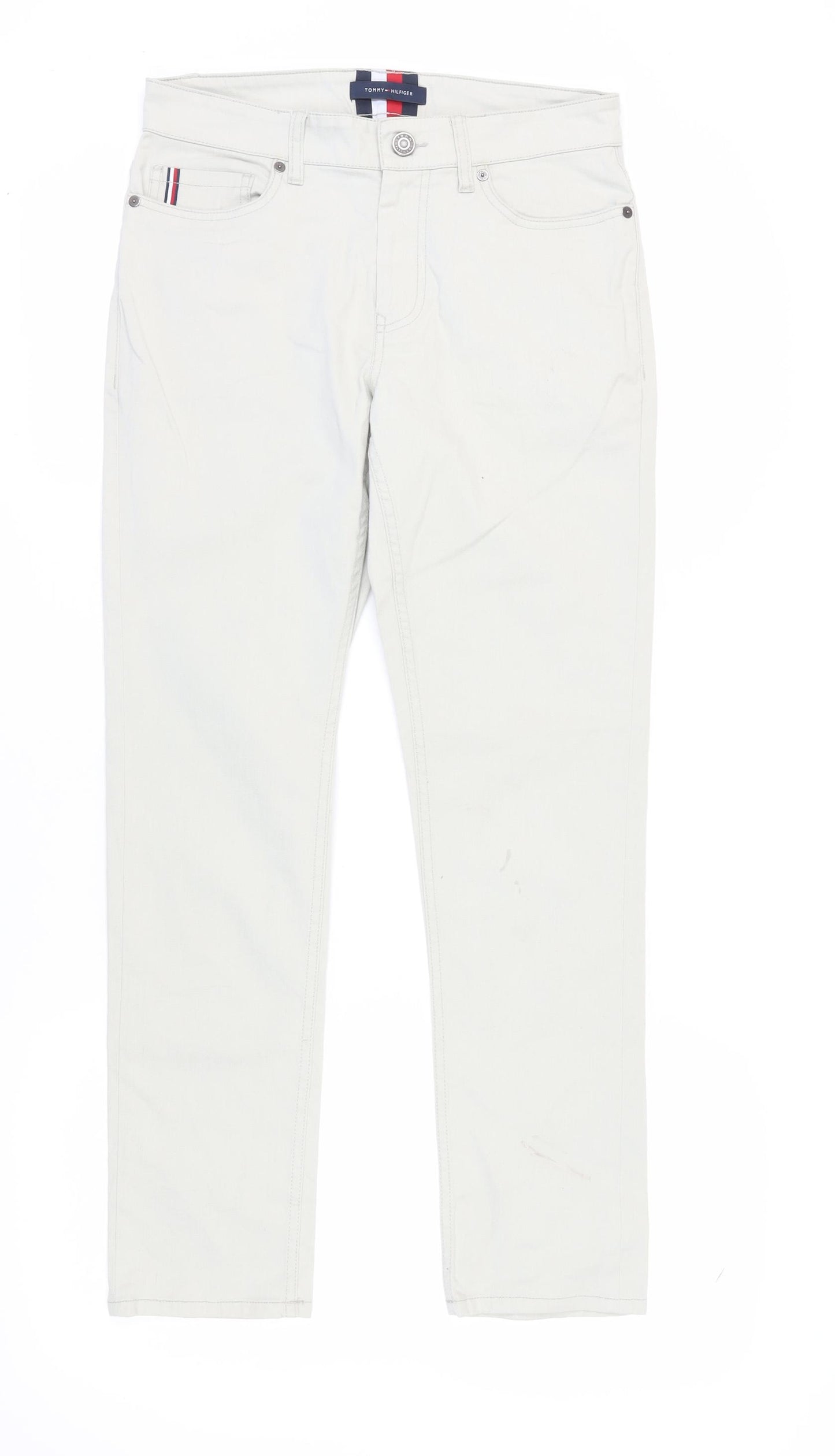 Tommy Hilfiger Men's Ivory Jeans Size 29