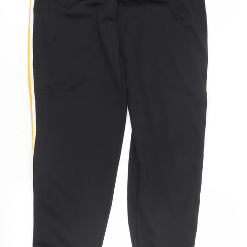 Athletic Knit Men's Black Jogger Trousers L
