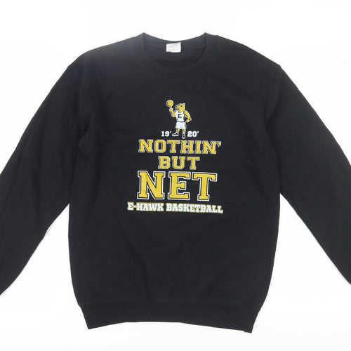 Gildan Men's Black Basketball Graphic Sweatshirt, Size S