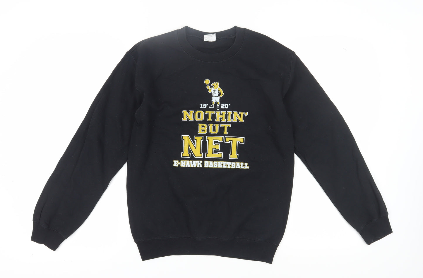 Gildan Men's Black Basketball Graphic Sweatshirt, Size S