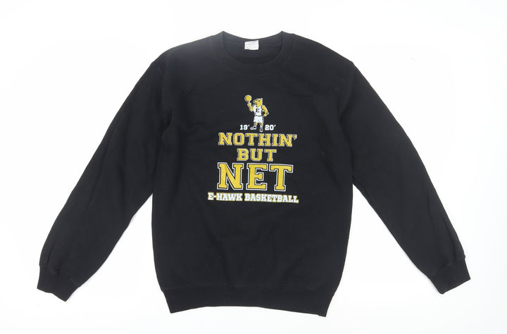 Gildan Men's Black Basketball Graphic Sweatshirt, Size S