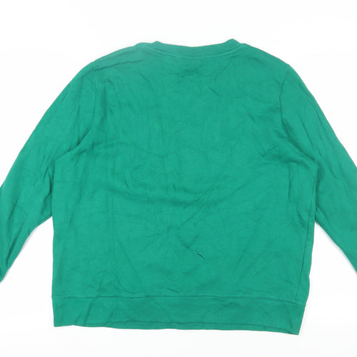 Holiday Editions Green Women's L Christmas Sweatshirt