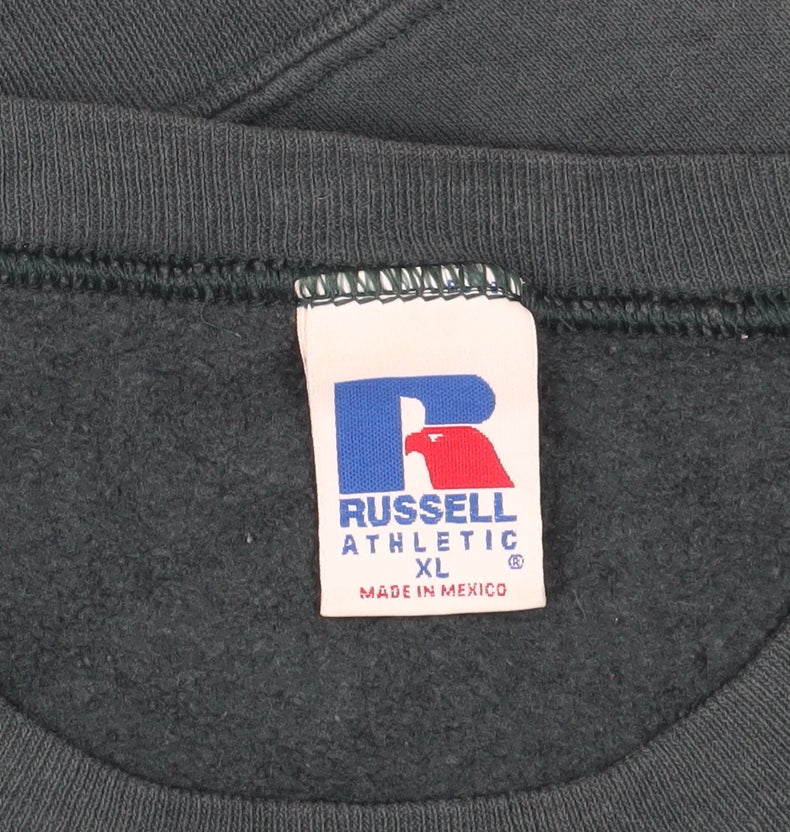 Russell Athletic Men's Green Crew Neck Sweatshirt XL