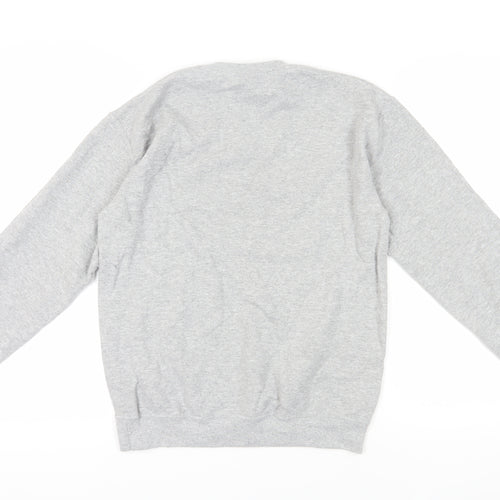 Gildan Unisex Grey Graphic Pullover Sweatshirt S
