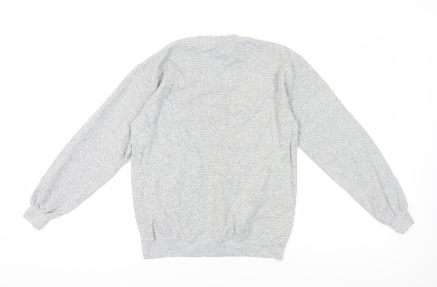 Gildan Unisex Grey Graphic Pullover Sweatshirt S