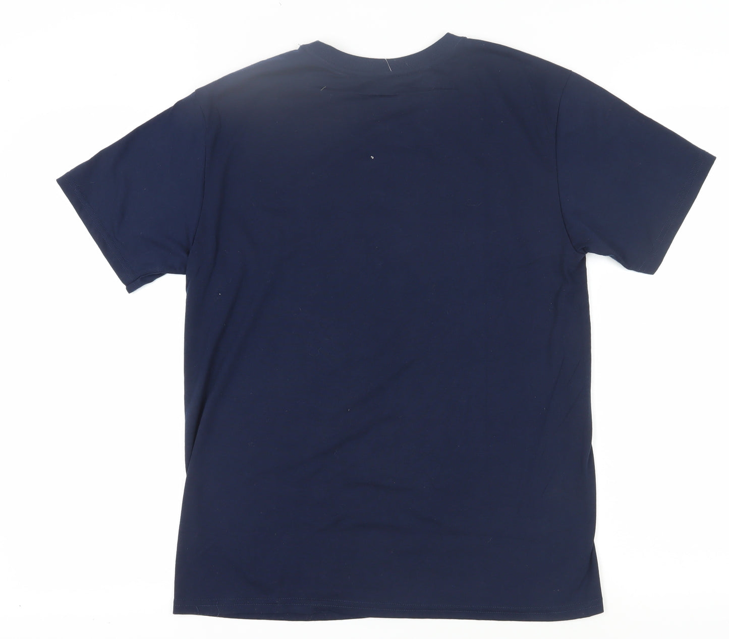 Gildan Men's Blue Graphic Print Performance T-Shirt M