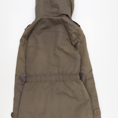 modström Women Brown Parka Jacket XS