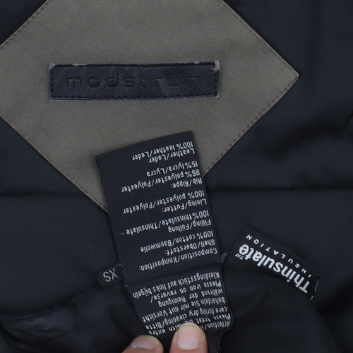 modström Women Brown Parka Jacket XS