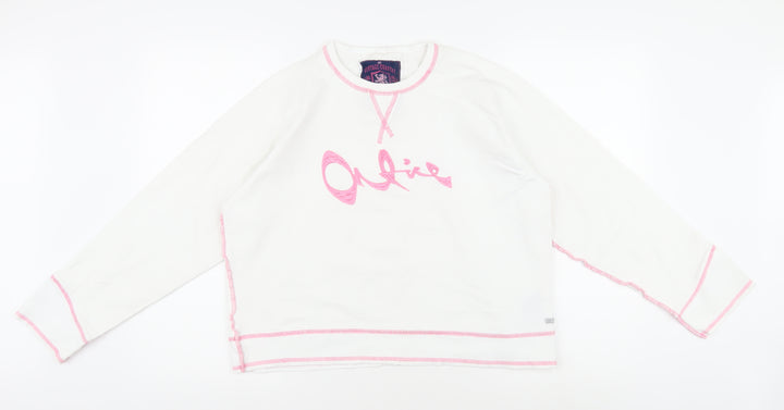 Onfire Women's White Long Sleeve T-Shirt, Size 3