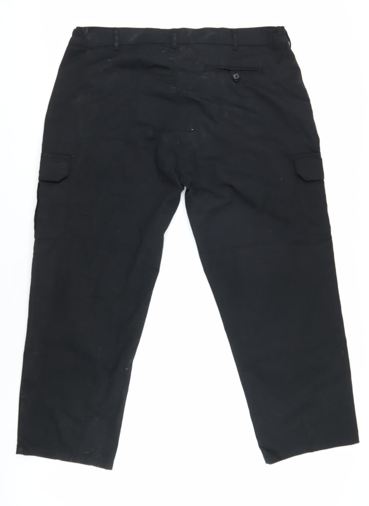Black Knight Men's Black Khakis Trousers - Size 16