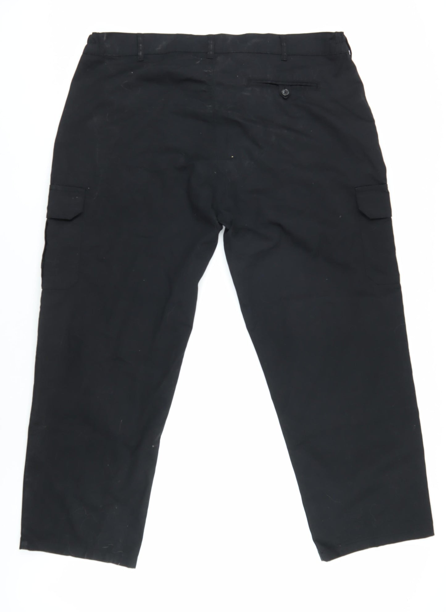 Black Knight Men's Black Khakis Trousers - Size 16