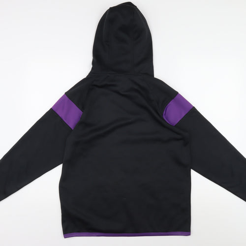 Oxen Men's Black Hoodie Pullover with Logo Accent Size S