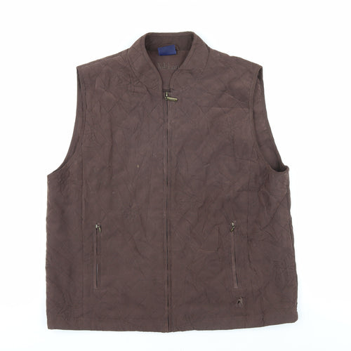 Tulchan Men's Brown Quilted Waistcoat XL