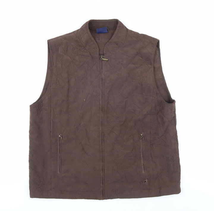 Tulchan Men's Brown Quilted Waistcoat XL