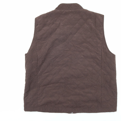 Tulchan Men's Brown Quilted Waistcoat XL