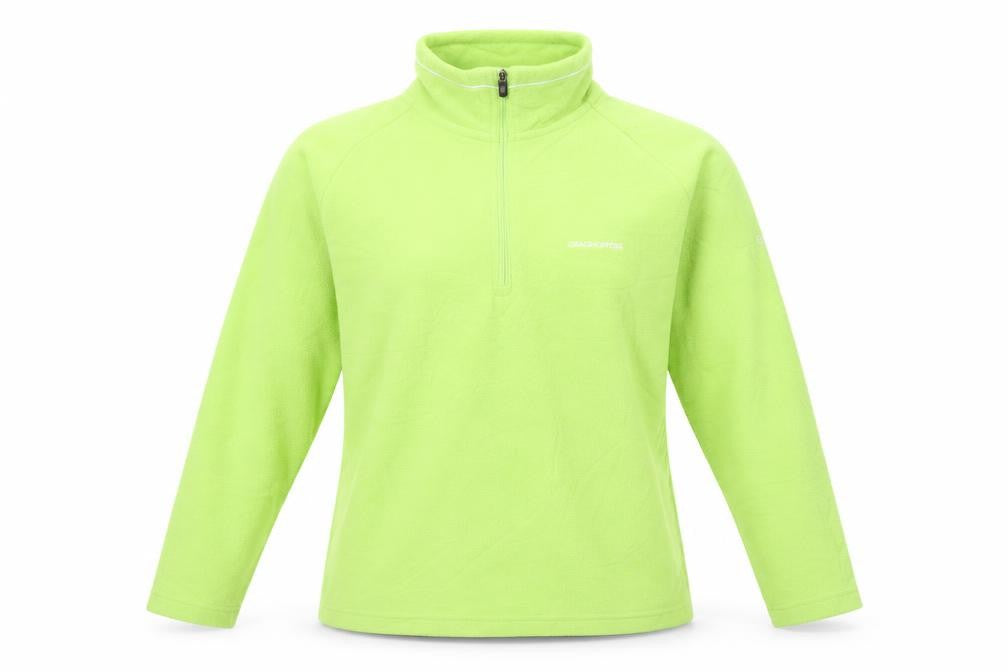 Craghoppers Women's Green Fleece Henley Sweater, Size 12