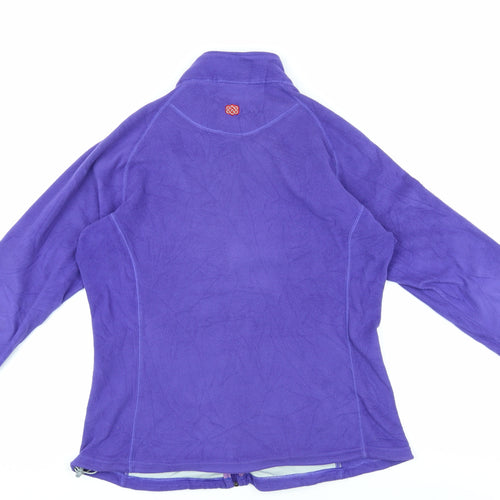 Sherpa Women's Purple Fleece Jacket L