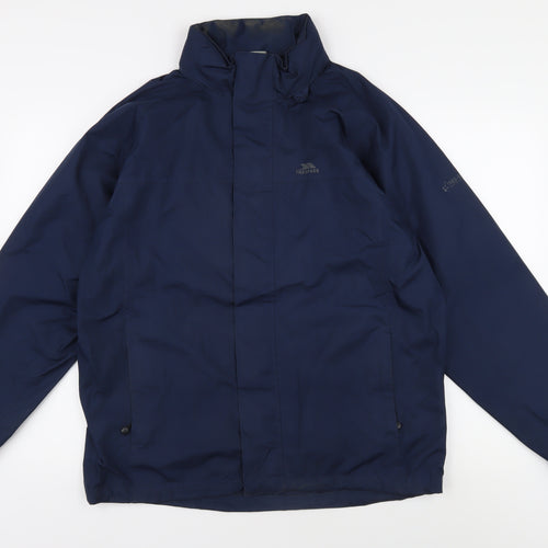Trespass Men's Blue Waterproof Rain Jacket M