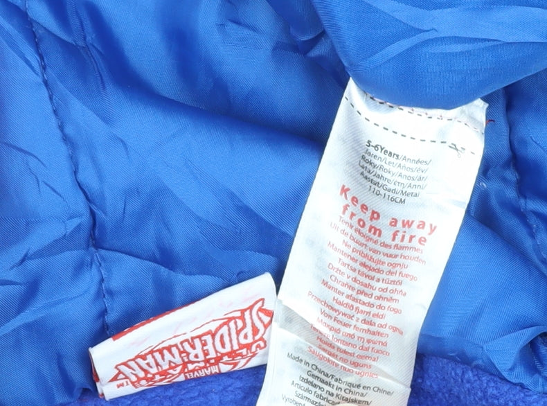 Marvel Spiderman Boys Red Blue 5-6 Years Ski Jacket